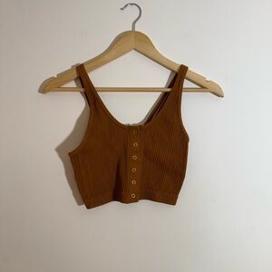 Aerie Stretchy Cropped Tank Size Small